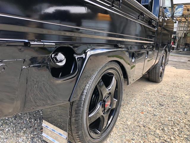 ハイゼットトラック ジャンボ　２ＷＤ　エアコン　パワステ　トラスタフルエアロ（フロントスポイラー、サイドパネル、アイライン）　トラスタローフォルム前後フェンダー　トラスタメッキフロントグリル　ステンレス泥避け　全塗装済み（33枚目）