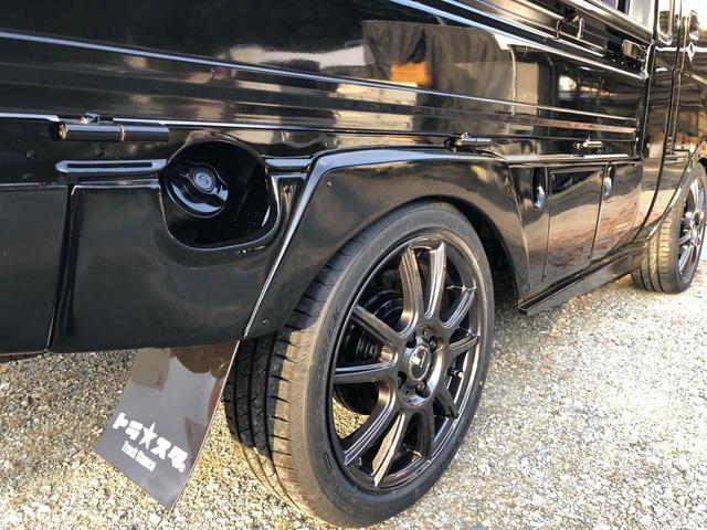 ハイゼットトラック ジャンボ　２ＷＤ　エアコン　パワステ　パワーウインド　トラスタフルエアロ（フロントスポイラー、サイドパネル、サイドステップ、アイライン）　トラスタローフォルム前後フェンダー　トラスタ泥避け　全塗装済み（26枚目）