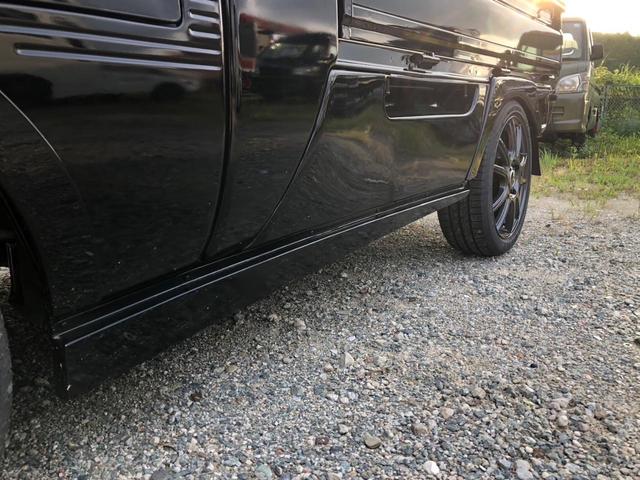 ハイゼットトラック ジャンボ　２ＷＤ　エアコン　パワステ　パワーウインド　トラスタフルエアロ（フロントスポイラー、サイドパネル、サイドステップ、アイライン）　トラスタローフォルム前後フェンダー　トラスタ泥避け　全塗装済み（33枚目）