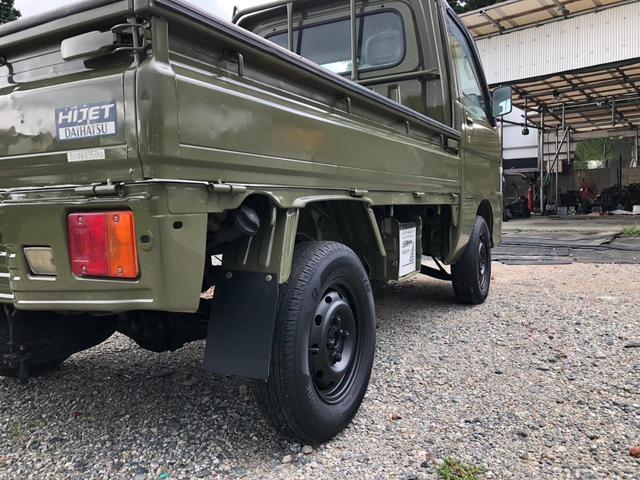 ハイゼットトラック 　２ＷＤ　エアコン　レザーシートカバー新品　軽トラック　ＭＴ　ＥＴＣ　ボディー・フレーム全塗装済み（28枚目）