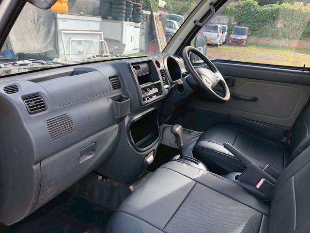 ハイゼットトラック ジャンボ　４ＷＤ　ＡＴ車　エアコン　パワステ　パワーウィンドウ　レザーシートカバー新品（12枚目）