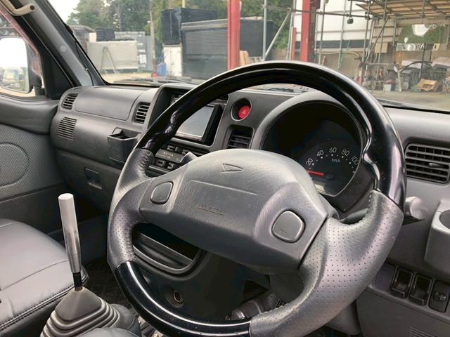 ハイゼットトラック ジャンボ　ＭＴ　エアコン　パワステ　パワーウィンドウ　レザーシートカバー新品（4枚目）