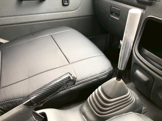 ハイゼットトラック ジャンボ　ＭＴ　エアコン　パワステ　パワーウィンドウ　レザーシートカバー新品（8枚目）