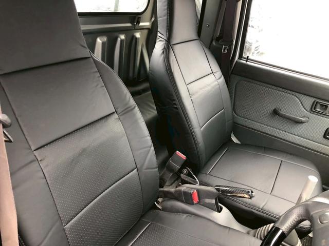 ハイゼットトラック ジャンボ　ＭＴ　エアコン　パワステ　パワーウィンドウ　レザーシートカバー新品（9枚目）
