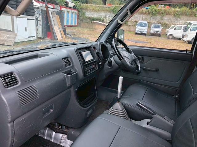 ハイゼットトラック ジャンボ　ＭＴ　エアコン　パワステ　パワーウィンドウ　レザーシートカバー新品（11枚目）