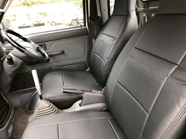 ハイゼットトラック ジャンボ　ＭＴ　エアコン　パワステ　パワーウィンドウ　レザーシートカバー新品（12枚目）