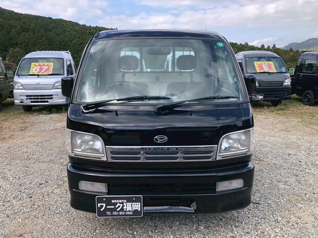 ハイゼットトラック 4WD デフロック付き 5速MT エアコン パワステ レザーシート新品 ボディー・フレーム全塗装済み(4枚目)