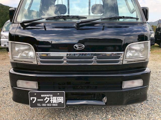 ハイゼットトラック 4WD デフロック付き 5速MT エアコン パワステ レザーシート新品 ボディー・フレーム全塗装済み(11枚目)