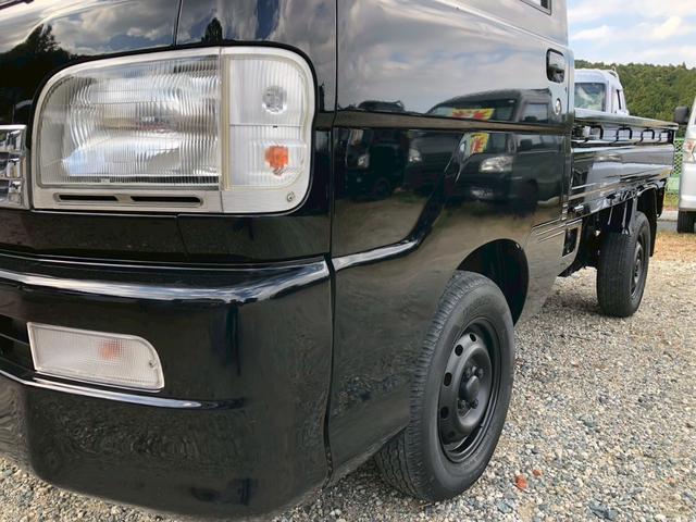 ハイゼットトラック 4WD デフロック付き 5速MT エアコン パワステ レザーシート新品 ボディー・フレーム全塗装済み(25枚目)