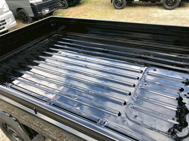 ハイゼットトラック 4WD デフロック付き 5速MT エアコン パワステ レザーシート新品 ボディー・フレーム全塗装済み(31枚目)