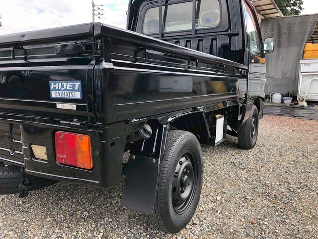 ハイゼットトラック 4WD デフロック付き 5速MT エアコン パワステ レザーシート新品 ボディー・フレーム全塗装済み(32枚目)