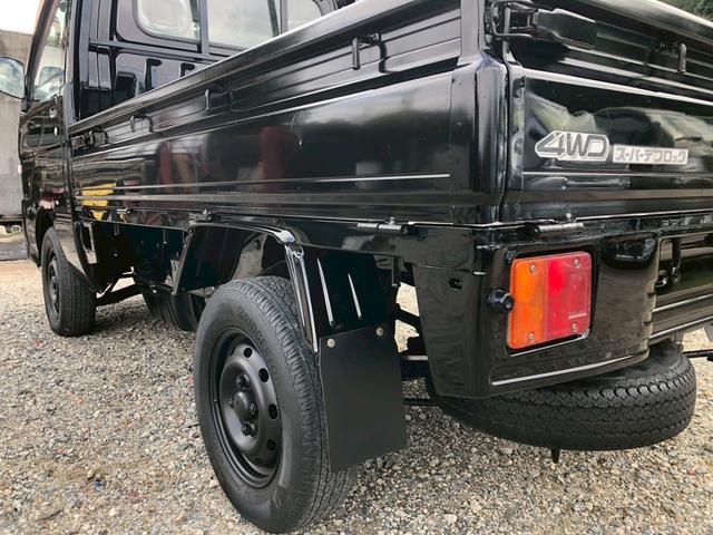 ハイゼットトラック 4WD デフロック付き 5速MT エアコン パワステ レザーシート新品 ボディー・フレーム全塗装済み(34枚目)