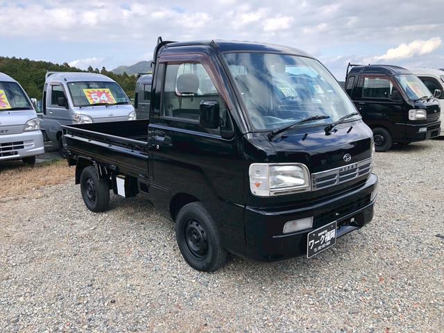 ハイゼットトラック 4WD デフロック付き 5速MT エアコン パワステ レザーシート新品 ボディー・フレーム全塗装済み(35枚目)