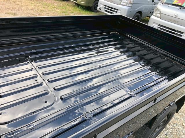 ハイゼットトラック 4WD デフロック付き 5速MT エアコン パワステ レザーシート新品 ボディー・フレーム全塗装済み(40枚目)