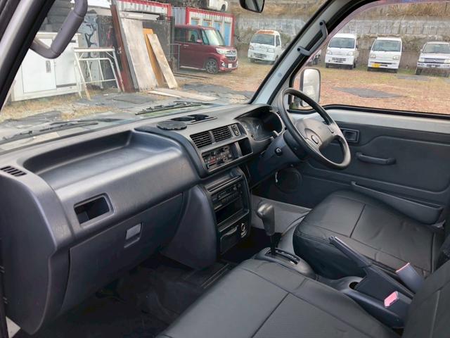 ハイゼットトラック ジャンボ 4WD AT車 エアコン パワステ パワーウインドウ オートマ レザーシートカバー新品 ボディー・フレーム全塗装済み(8枚目)