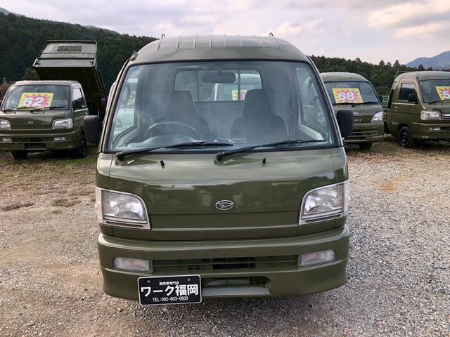 ハイゼットトラック ジャンボ 4WD AT車 エアコン パワステ パワーウインドウ オートマ レザーシートカバー新品 ボディー・フレーム全塗装済み(12枚目)