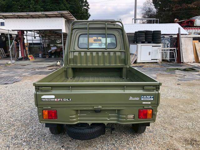 ハイゼットトラック ジャンボ 4WD AT車 エアコン パワステ パワーウインドウ オートマ レザーシートカバー新品 ボディー・フレーム全塗装済み(16枚目)