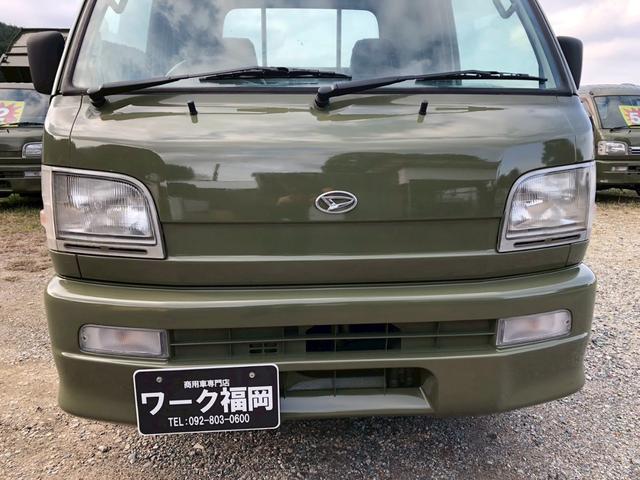 ハイゼットトラック ジャンボ 4WD AT車 エアコン パワステ パワーウインドウ オートマ レザーシートカバー新品 ボディー・フレーム全塗装済み(23枚目)