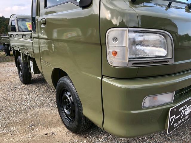 ハイゼットトラック ジャンボ 4WD AT車 エアコン パワステ パワーウインドウ オートマ レザーシートカバー新品 ボディー・フレーム全塗装済み(24枚目)