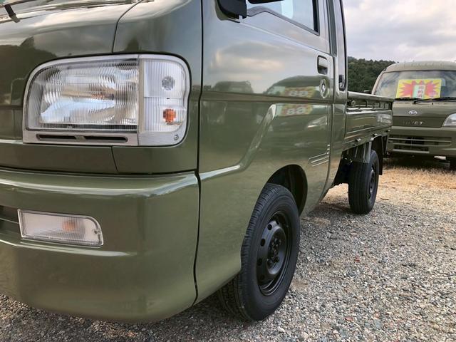 ハイゼットトラック ジャンボ 4WD AT車 エアコン パワステ パワーウインドウ オートマ レザーシートカバー新品 ボディー・フレーム全塗装済み(25枚目)