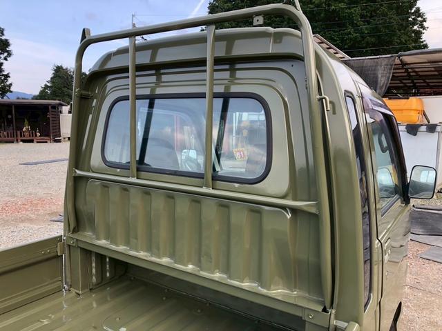 ハイゼットトラック ジャンボ 4WD AT車 エアコン パワステ パワーウインドウ オートマ レザーシートカバー新品 ボディー・フレーム全塗装済み(29枚目)