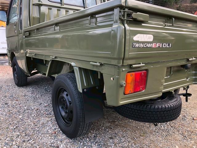 ハイゼットトラック ジャンボ 4WD AT車 エアコン パワステ パワーウインドウ オートマ レザーシートカバー新品 ボディー・フレーム全塗装済み(33枚目)