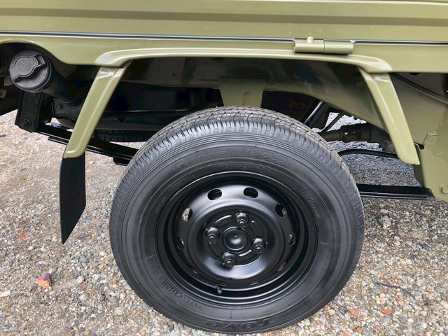 ハイゼットトラック ジャンボ 4WD AT車 エアコン パワステ パワーウインドウ オートマ レザーシートカバー新品 ボディー・フレーム全塗装済み(37枚目)