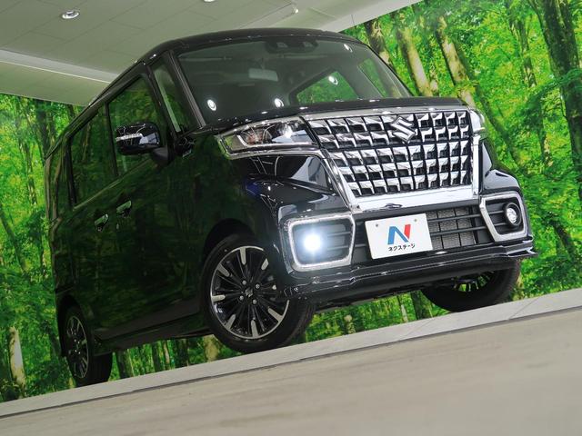ハイブリッドXS R3年12月MC後現行型 届出済未使用車 両側電動ドア 衝突軽減/アダプティブクルーズ パーキングセンサー 車線逸脱抑制機能 ハーフレザー/シートヒーター LEDヘッド/フォグライト 純正15AW(25枚目)