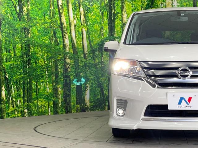 ハイウェイスター Vエアロセレクション 特別仕様車 禁煙 後席モニター 純正ナビ 両側電動ドア ETC Bluetooth接続 フルセグ クルコン バックカメラ HIDヘッド オートライト LEDフロントフォグ スマートキー オートエアコン(24枚目)