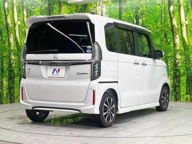 Ｎ－ＢＯＸカスタム Ｇ・Ｌホンダセンシング　純正ナビ　禁煙車　衝突軽減装置　両側電動スライドドア　バックカメラ　ＥＴＣ　Ｂｌｕｅｔｏｏｔｈ　フルセグ　スマートキー　シートヒーター　レーダークルーズコントロール　純正１４インチアルミホイール（18枚目）