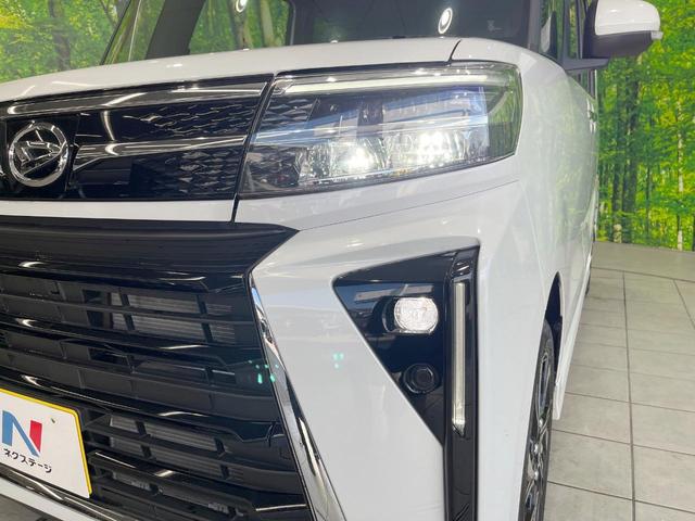 タント カスタムＸ　届出済未使用車　両側電動ドア　衝突被害軽減システム　ハーフレザーシート　コーナーセンサー　スマートキー　ＬＥＤヘッド　オートライト　オートエアコン　純正１４インチアルミ　ＬＥＤフォグ（13枚目）