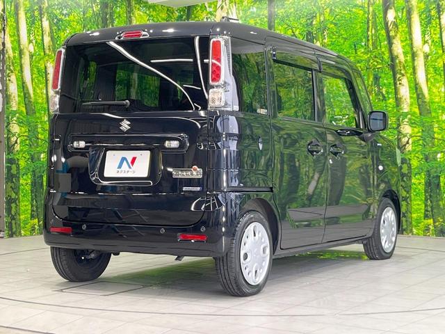 スペーシア ハイブリッドＸ　両側電動スライドドア　衝突被害軽減　禁煙車　シートヒーター　コーナーセンサー　スマートキー　車線逸脱警報　オートライト　オートエアコン　Ｂｌｕｅｔｏｏｔｈ　ＣＤ／ＤＶＤ再生（17枚目）