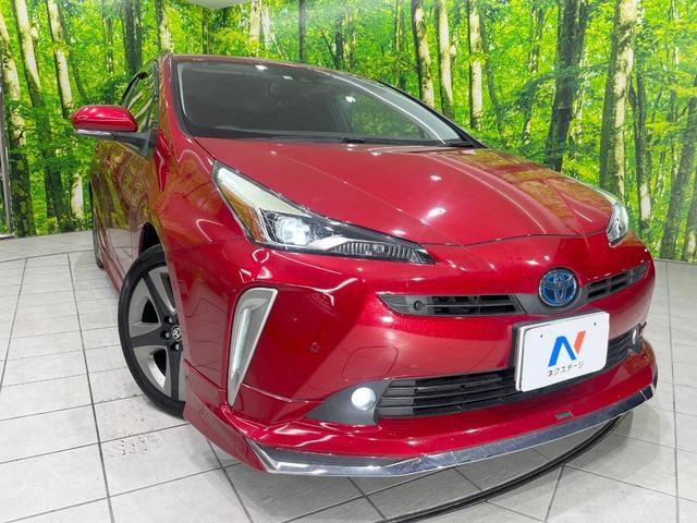 プリウス Ａツーリングセレクション　モデリスタエアロ　純正ナビ　バックカメラ　衝突被害軽減システム　禁煙車　レーダークルーズコントロール　ＥＴＣ　Ｂｌｕｅｔｏｏｔｈ　フルセグ　合皮シート　ＬＥＤヘッド　シートヒーター　スマートキー（12枚目）