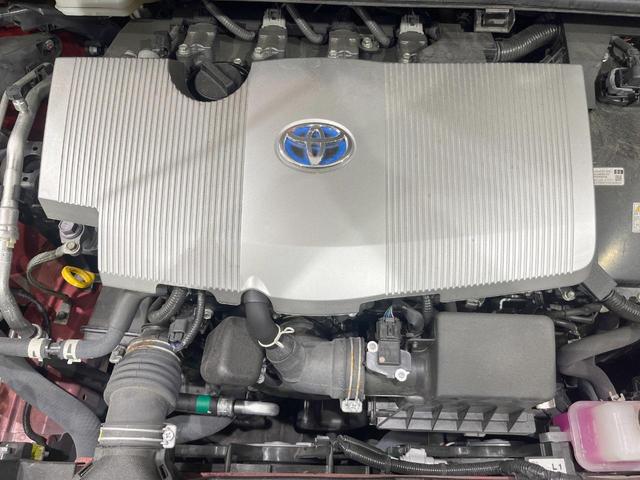 プリウス Ａツーリングセレクション　モデリスタエアロ　純正ナビ　バックカメラ　衝突被害軽減システム　禁煙車　レーダークルーズコントロール　ＥＴＣ　Ｂｌｕｅｔｏｏｔｈ　フルセグ　合皮シート　ＬＥＤヘッド　シートヒーター　スマートキー（18枚目）