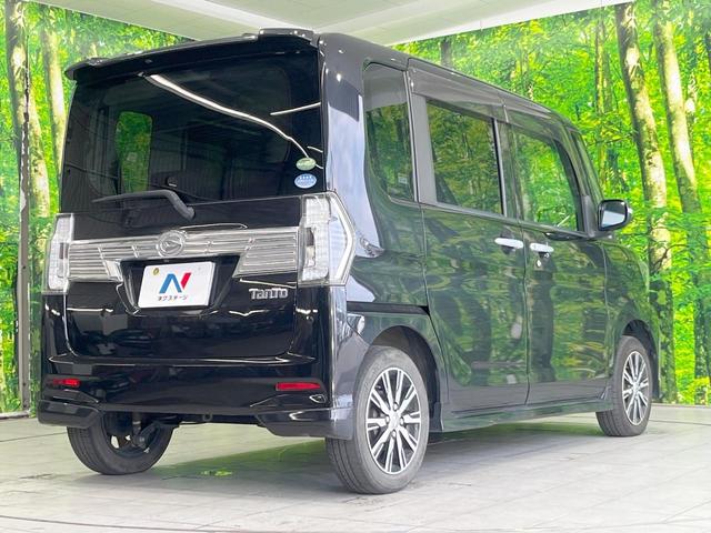 タント カスタムX トップエディションSAIII 電動スライドドア 純正SDナビ バックカメラ 衝突被害軽減システム 禁煙車 ハーフレザーシート シートヒーター スマートキー LEDヘッド オートハイビーム オートライト オートエアコン(18枚目)