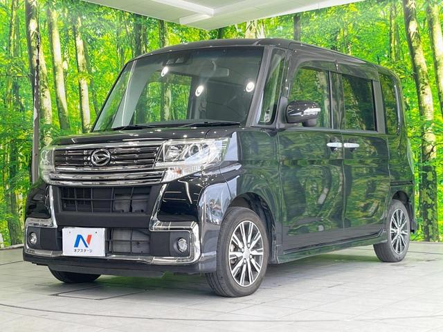 タント カスタムX トップエディションSAIII 電動スライドドア 純正SDナビ バックカメラ 衝突被害軽減システム 禁煙車 ハーフレザーシート シートヒーター スマートキー LEDヘッド オートハイビーム オートライト オートエアコン(22枚目)