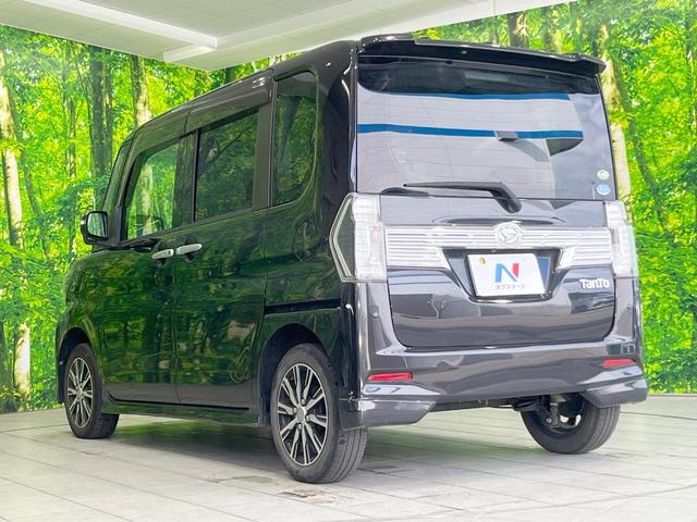 タント カスタムX トップエディションSAIII 電動スライドドア 純正SDナビ バックカメラ 衝突被害軽減システム 禁煙車 ハーフレザーシート シートヒーター スマートキー LEDヘッド オートハイビーム オートライト オートエアコン(24枚目)