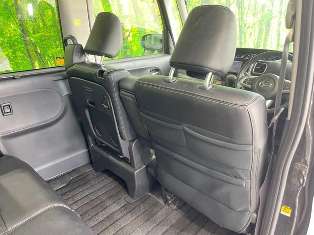 タント カスタムX トップエディションSAIII 電動スライドドア 純正SDナビ バックカメラ 衝突被害軽減システム 禁煙車 ハーフレザーシート シートヒーター スマートキー LEDヘッド オートハイビーム オートライト オートエアコン(48枚目)