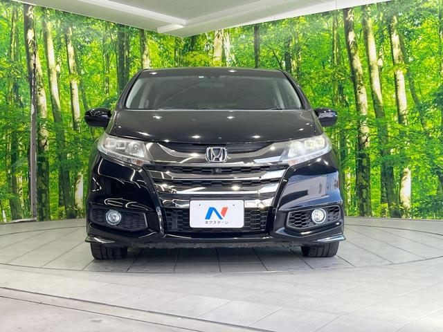 オデッセイハイブリッド ハイブリッドアブソルート・ホンダセンシンアドバンスP 両側電動ドア 全周囲カメラ 衝突被害軽減システム レーダークルーズ 禁煙車 ハーフレザーシート パワーシート スマートキー LEDヘッド ビルトインETC 車線逸脱警報 オートライト オートエアコン(15枚目)