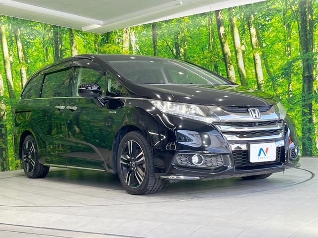 オデッセイハイブリッド ハイブリッドアブソルート・ホンダセンシンアドバンスP 両側電動ドア 全周囲カメラ 衝突被害軽減システム レーダークルーズ 禁煙車 ハーフレザーシート パワーシート スマートキー LEDヘッド ビルトインETC 車線逸脱警報 オートライト オートエアコン(17枚目)