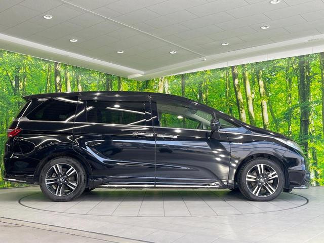 オデッセイハイブリッド ハイブリッドアブソルート・ホンダセンシンアドバンスP 両側電動ドア 全周囲カメラ 衝突被害軽減システム レーダークルーズ 禁煙車 ハーフレザーシート パワーシート スマートキー LEDヘッド ビルトインETC 車線逸脱警報 オートライト オートエアコン(25枚目)