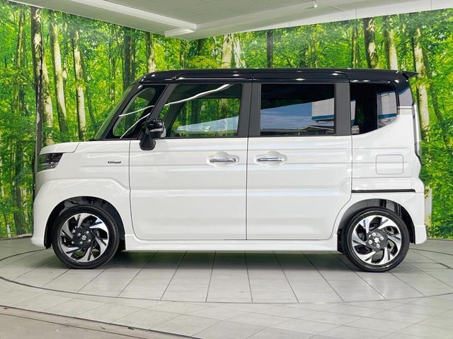 スペーシアカスタム ハイブリッドＸＳ　届出済未使用車　両側電動ドア　全周囲カメラ　衝突被害軽減システム　レーダークルーズ　ハーフレザーシート　スマートキー　ＬＥＤヘッド　車線逸脱警報　オートライト　オートエアコン　純正１５インチアルミ（25枚目）