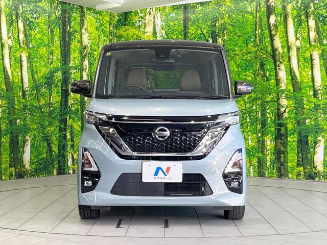 ルークス ハイウェイスター Gターボプロパイロットエディション 両側電動ドア 純正SDナビ 全周囲カメラ 衝突被害軽減システム レーダークルーズ 禁煙車 ハーフレザーシート ドラレコ コーナーセンサー スマートキー LEDヘッド ビルトインETC 車線逸脱警報(14枚目)