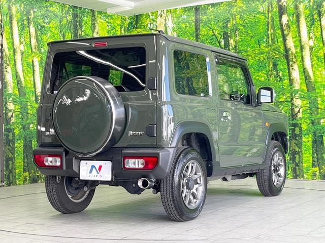 ジムニー XC 4WD 純正SDナビ 衝突被害軽減システム 禁煙車 スマートキー LEDヘッド クルコン オートライト オートエアコン 純正16インチアルミ Bluetooth CD DVD再生 フルセグ(17枚目)