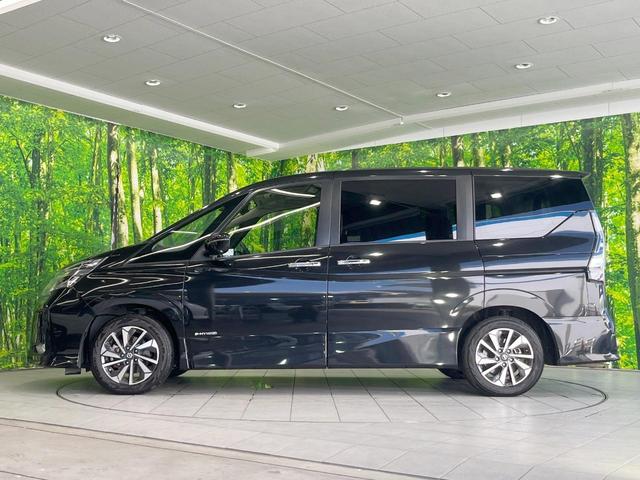 セレナ ハイウェイスターＶ　両側電動ドア　ＳＤナビ　後席モニター　全周囲カメラ　衝突被害軽減システム　レーダークルーズ　禁煙車　コーナーセンサー　スマートキー　ＬＥＤヘッド　ビルトインＥＴＣ　オートハイビーム　車線逸脱警報（23枚目）