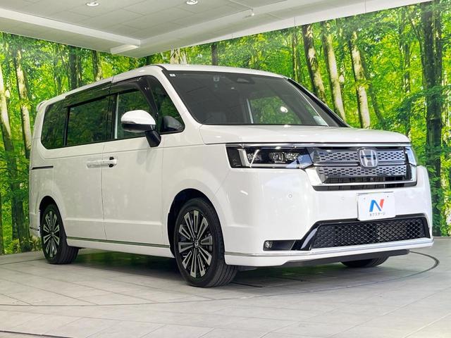 ステップワゴン e:HEVスパーダ プレミアムライン 両側電動ドア 純正SDナビ 全周囲カメラ 衝突被害軽減システム レーダークルーズ 禁煙車 ハーフレザーシート ドラレコ コーナーセンサー スマートキー LEDヘッド ビルトインETC 車線逸脱警報(16枚目)