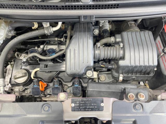 ゼストスパーク W 純正SDナビ バックカメラ HIDヘッドライト フロントフォグ ETC オートエアコン 純正14インチアルミ CD DVD再生 地デジ(18枚目)