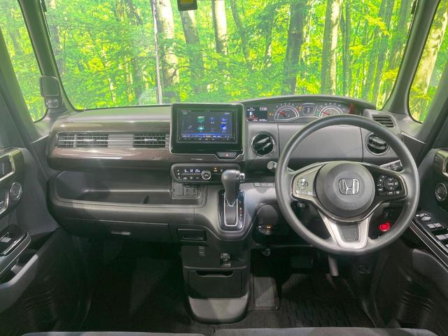 Ｎ－ＢＯＸカスタム Ｇ・Ｌホンダセンシング　ＳＤナビ　衝突被害軽減システム　レーダークルーズ　電動スライドドア　バックカメラ　スマートキー　ＬＥＤヘッド　ビルトインＥＴＣ　車線逸脱警報　オートライト　オートエアコン　Ｂｌｕｅｔｏｏｔｈ　ＣＤ（2枚目）