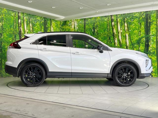 エクリプスクロス ブラックエディション 4WD サンルーフ 純正ナビ 衝突被害軽減システム レーダークルーズ 全周囲カメラ 電動リアゲート スマートキー LEDヘッド ハーフレザーシート 全席シートヒーター パワーシート コーナーセンサー(31枚目)