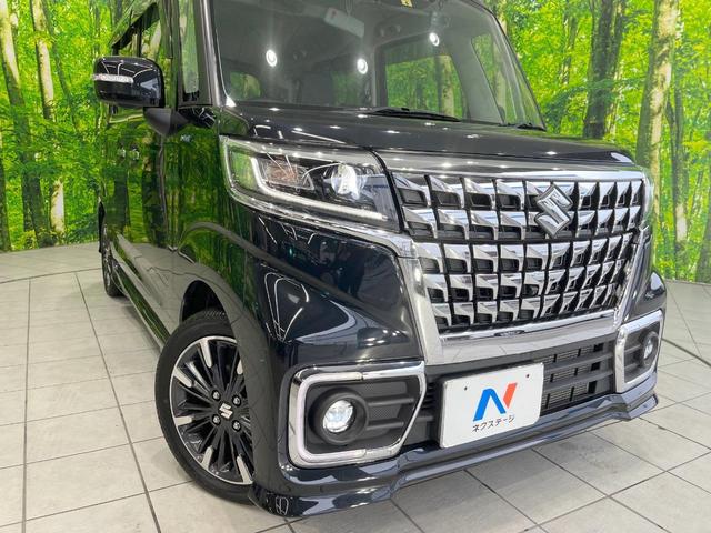 スペーシアカスタム ハイブリッドXS ナビ 衝突被害軽減システム レーダークルーズ 両側電動ドア 全周囲カメラ シートヒーター ドラレコ スマートキー LEDヘッド ETC スマートキー コーナーセンサー 車線逸脱警報(12枚目)